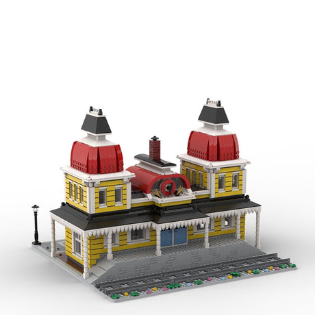MOC - 117038 Village Central Station - LesDiy - 