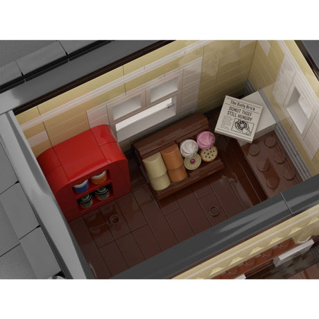 MOC - 117038 Village Central Station - LesDiy - 