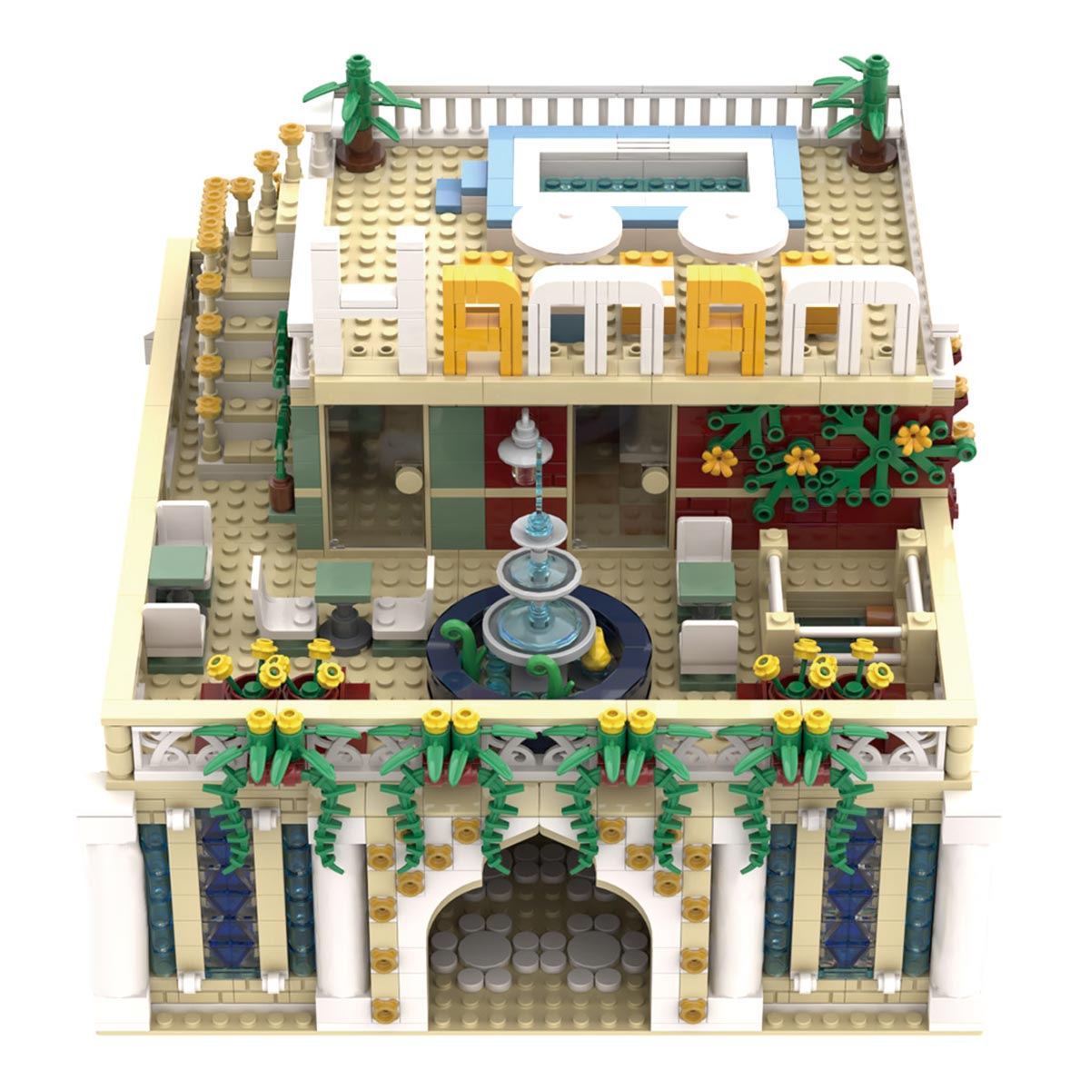 MOC - 117060 The Turkish Hamam Building Blocks - LesDiy - 