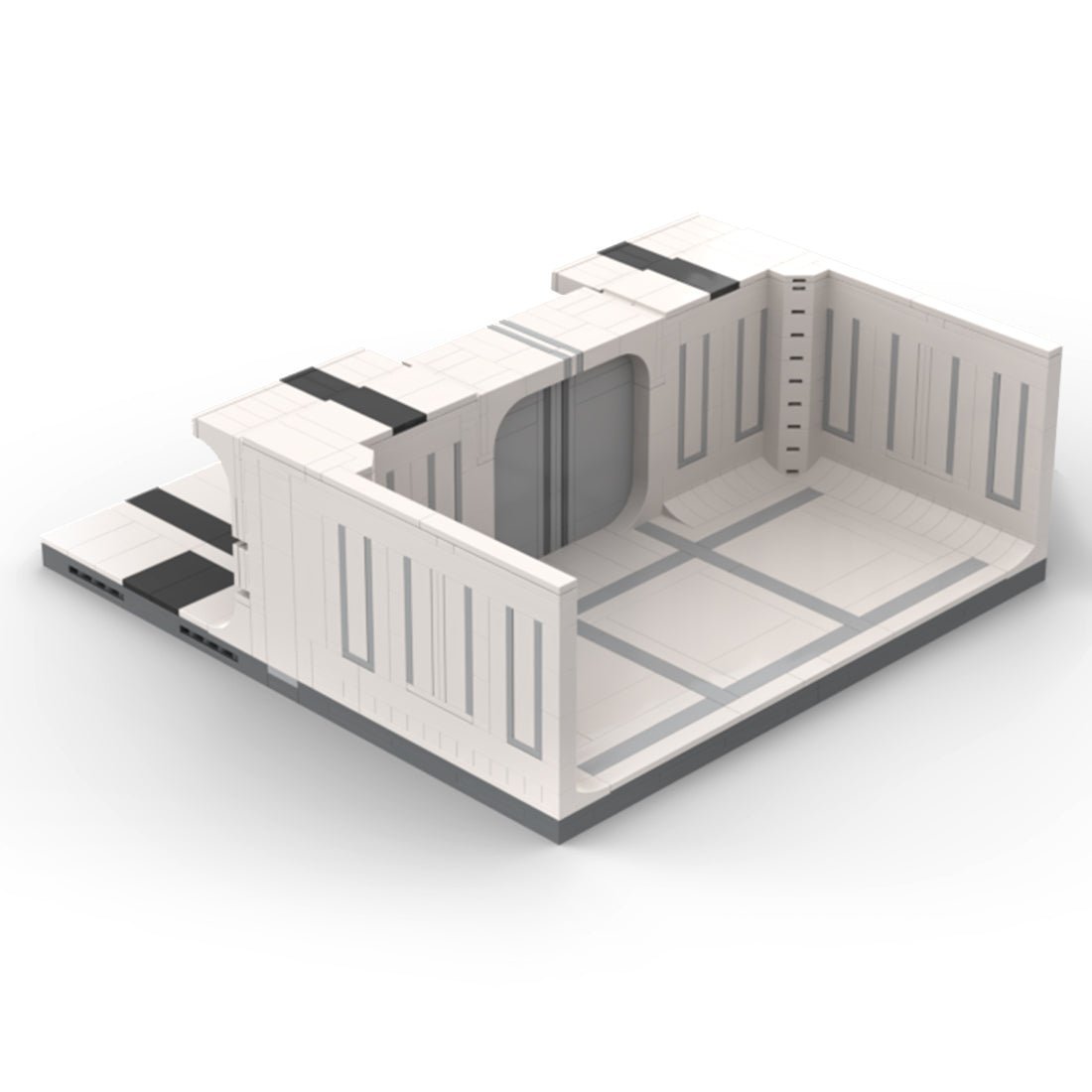 MOC - 117076 Military Modular Rest Room Building Blocks - LesDiy - 