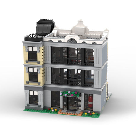 MOC - 117190 Gym & Ice Cream Stand - 10255 Assembly Square Alternative Building Blocks - LesDiy - MOC