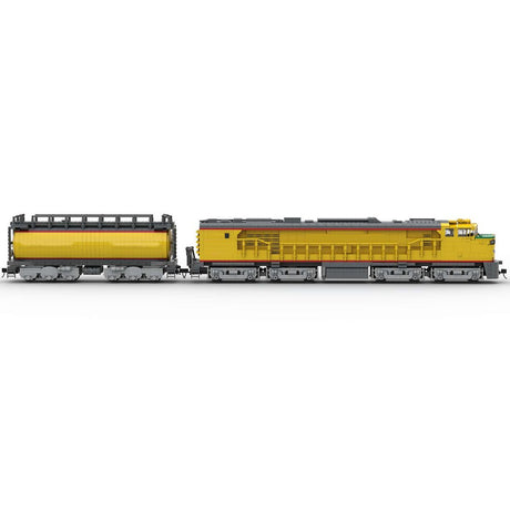 MOC - 118323 Pacific GTEL 8500 Veranda and Fuel Tender(Dynamic Version) - LesDiy - Locomotive