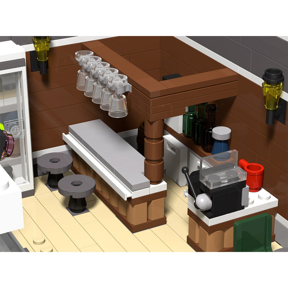 MOC - 118705 Modular Corner Pub - LesDiy - 