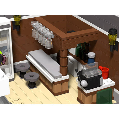 MOC - 118705 Modular Corner Pub - LesDiy - 