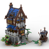 MOC - 118869 Medieval Castle Fortress Model Building Blocks - LesDiy - 