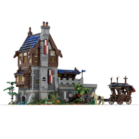 MOC - 118869 Medieval Castle Fortress Model Building Blocks - LesDiy - 