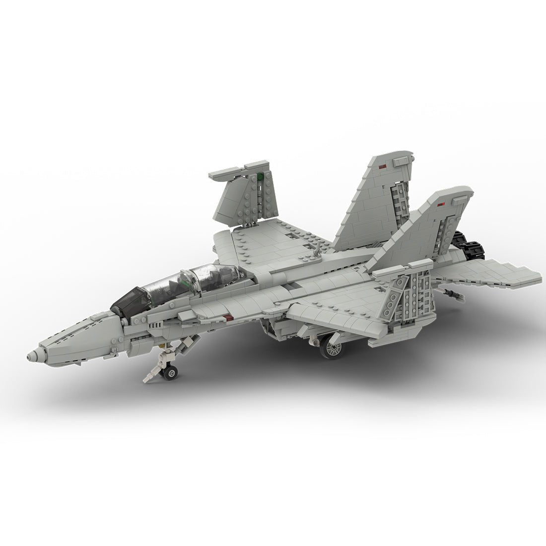 MOC - 119063 Boeing F/A - 18E SUPER HORNET | 1:35 Scale Building Blocks - LesDiy - 