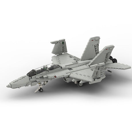 MOC - 119063 Boeing F/A - 18E SUPER HORNET | 1:35 Scale Building Blocks - LesDiy - 