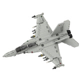 MOC - 119063 Boeing F/A - 18E SUPER HORNET | 1:35 Scale Building Blocks - LesDiy - 