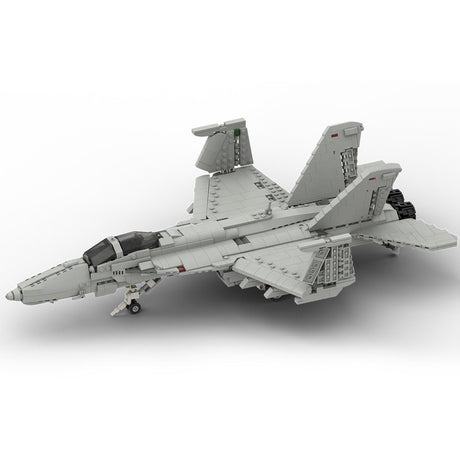 MOC - 119063 Boeing F/A - 18E SUPER HORNET | 1:35 Scale Building Blocks - LesDiy - 