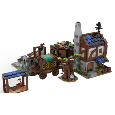 MOC - 120195 Medieval Village Pack Building Blocks - LesDiy - 