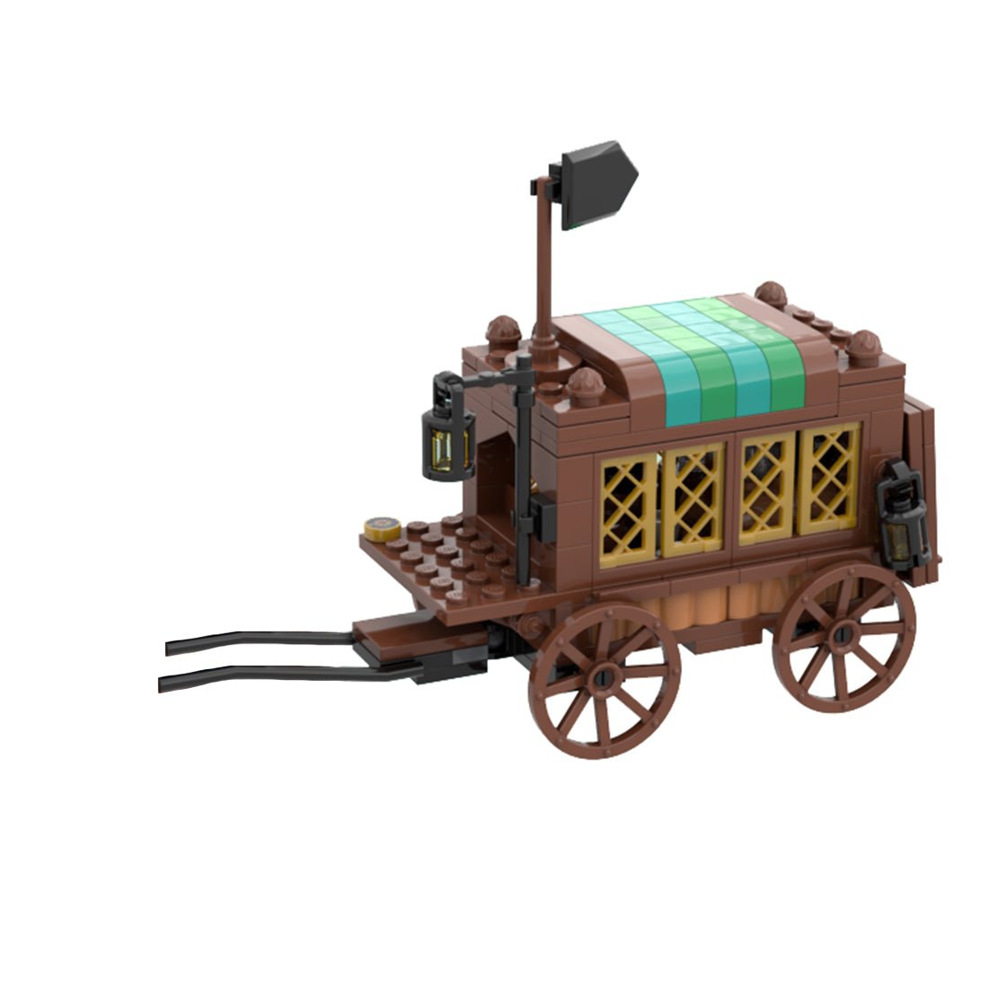 MOC - 120195 Medieval Village Pack Building Blocks - LesDiy - 