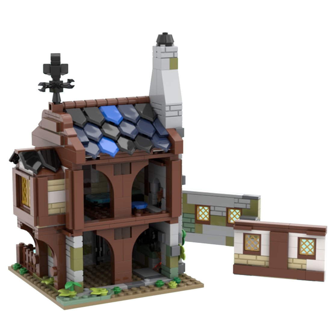 MOC - 120195 Medieval Village Pack Building Blocks - LesDiy - 