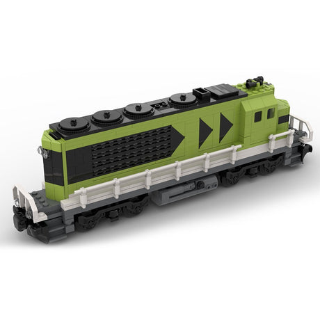 MOC - 121833 Diesel Cargo Locomotive Train Model - LesDiy - Locomotive