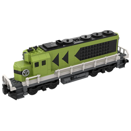 MOC - 121833 Diesel Cargo Locomotive Train Model - LesDiy - Locomotive