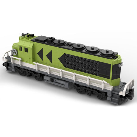 MOC - 121833 Diesel Cargo Locomotive Train Model - LesDiy - Locomotive