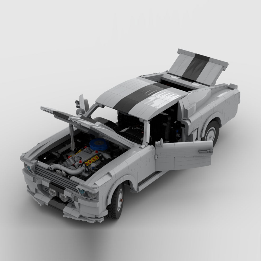 MOC - 121991 Ford Mustang Shelby GT - 500 1967 Eleanor - LesDiy - 