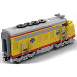 MOC - 122319 Union Pacific Locomotive Train Model - LesDiy - Locomotive