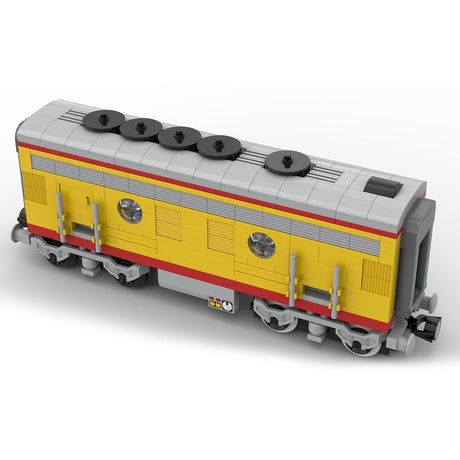 MOC - 122547 Union Pacific Locomotive Train B unit Model - LesDiy - Locomotive