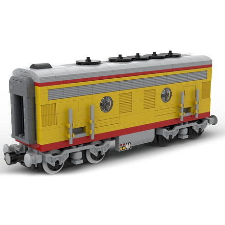 MOC - 122547 Union Pacific Locomotive Train B unit Model - LesDiy - Locomotive