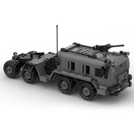 MOC - 122611 Military Truck Model Building blocks - LesDiy - 