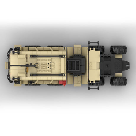 MOC - 122611 Military Truck Model Building blocks - LesDiy - 