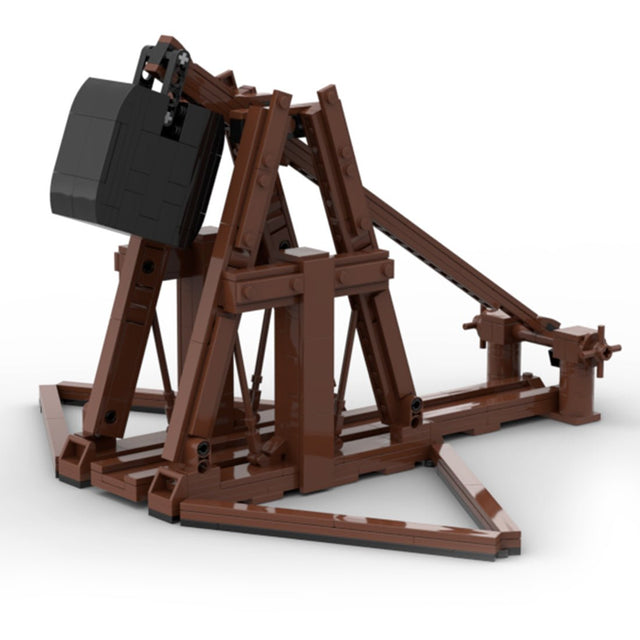 MOC - 122615 Medieval Projectile Trebuchet Model - LesDiy - 
