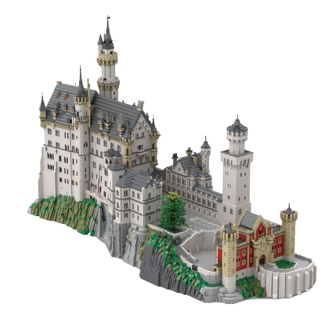 SW Castle of Heart 欧州コレクターズ版 魔界村似 新品未開封 MOC-123380 Germany Neuschwanstein Castle Model | LesDiy
