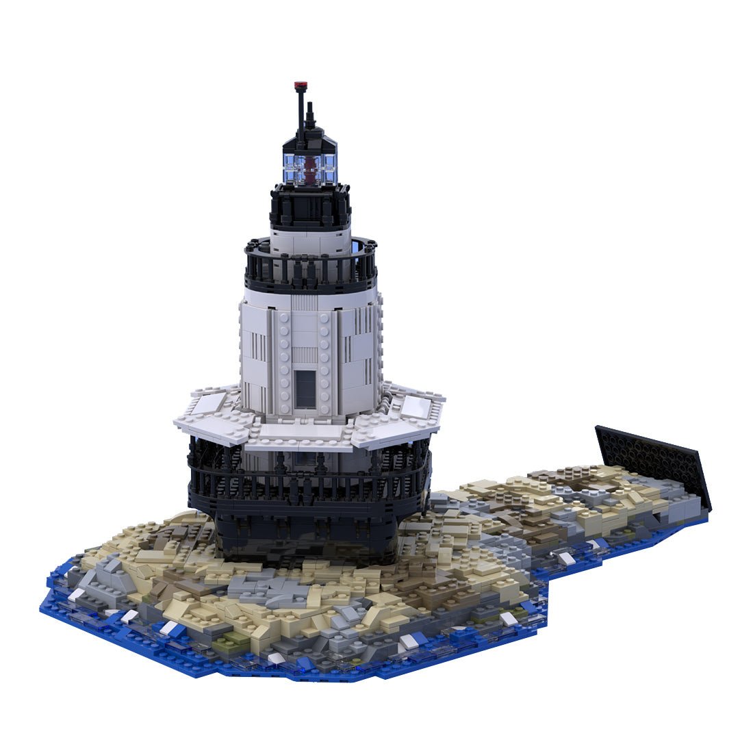 MOC - 124429 Street Scene Theme Beacon - LesDiy - 