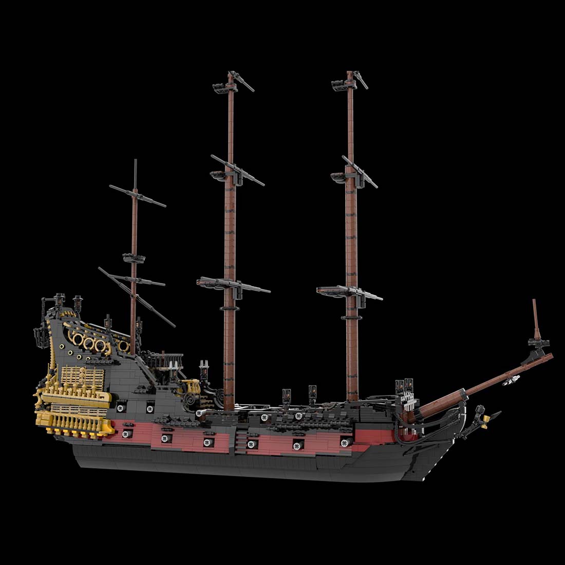 MOC - 124924 Queen Anne's Revenge Ship Model - LesDiy - 