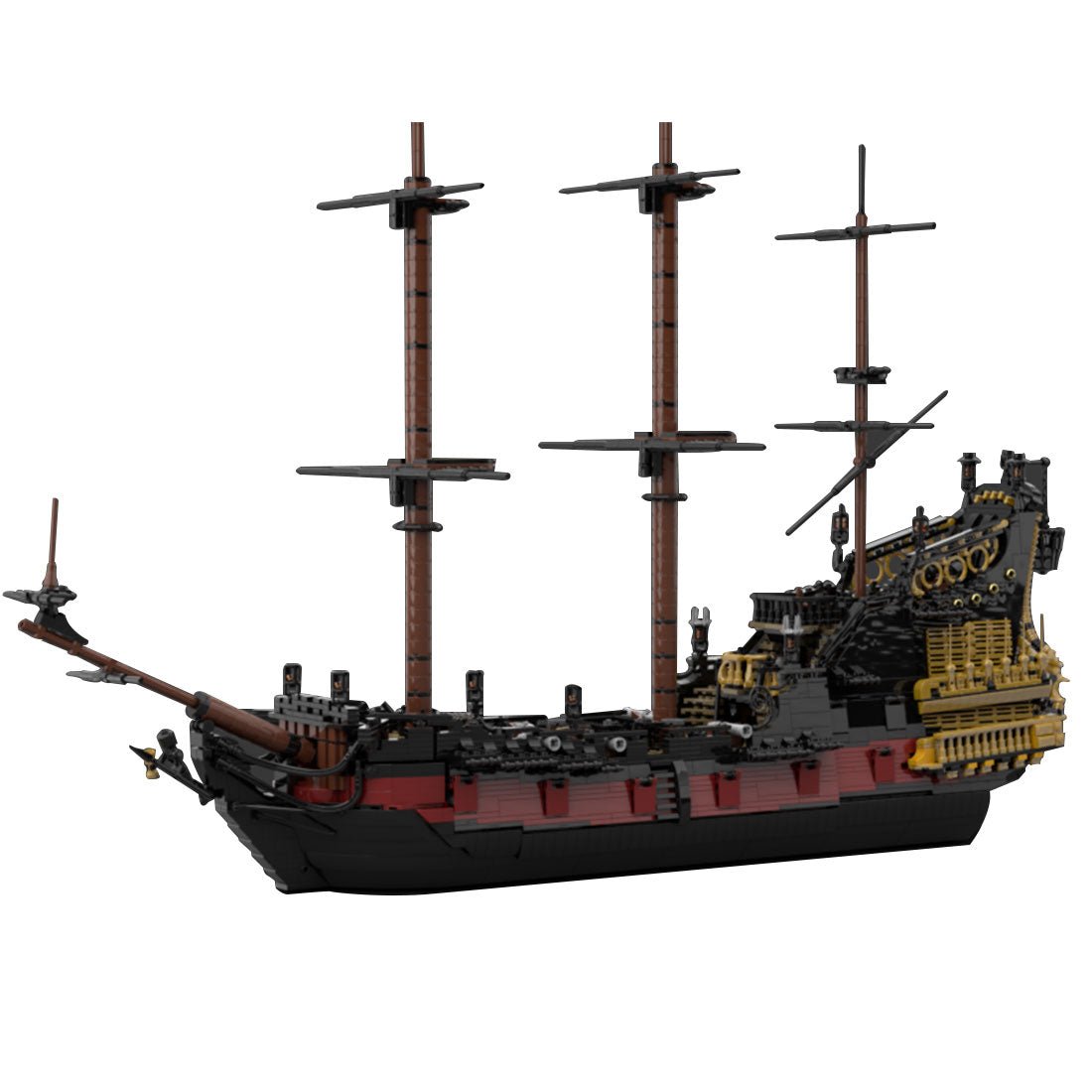 MOC - 124924 Queen Anne's Revenge Ship Model - LesDiy - 