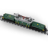 MOC - 124952 Swiss Locomotive Crocodile - Green - LesDiy - Locomotive