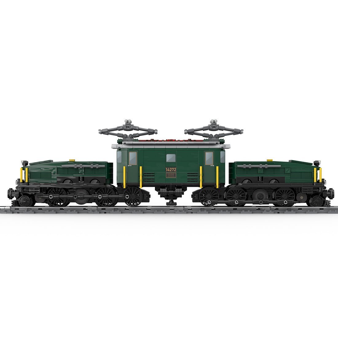 MOC-124952 Swiss Locomotive Crocodile - Green | LesDiy