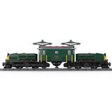 MOC - 124952 Swiss Locomotive Crocodile - Green - LesDiy - Locomotive
