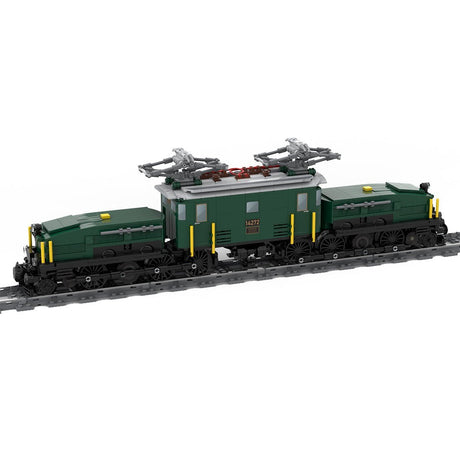 MOC - 124952 Swiss Locomotive Crocodile - Green - LesDiy - Locomotive
