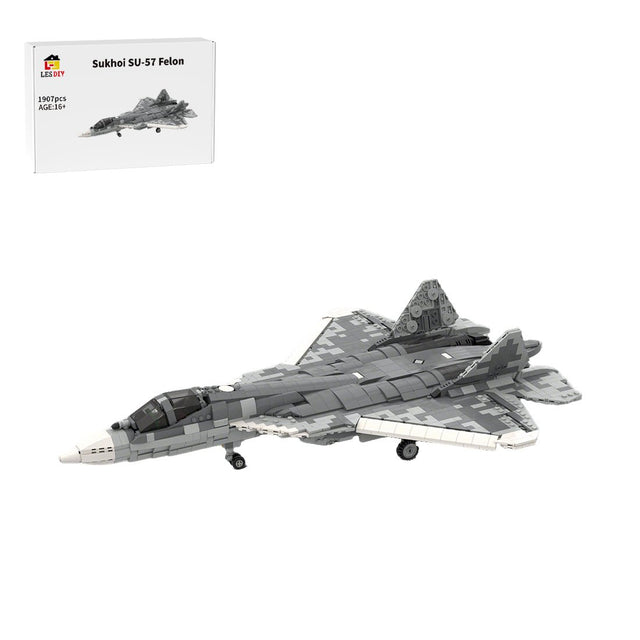 MOC - 125117 Sukhoi SU - 57 Felon | 1:35 Scale Building Blocks - LesDiy - Building Blocks