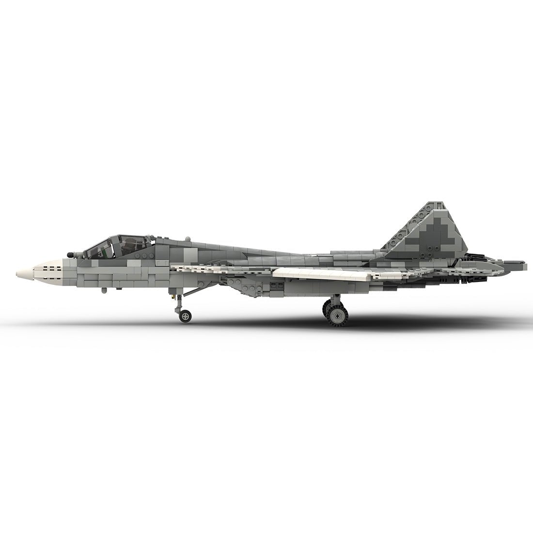 MOC - 125117 Sukhoi SU - 57 Felon | 1:35 Scale Set Building Blocks - LesDiy - Building Blocks