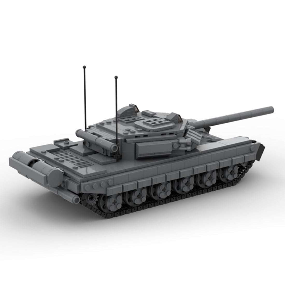 MOC - 125128 1/35 T - 90 Main Battle Tank Model - LesDiy - 