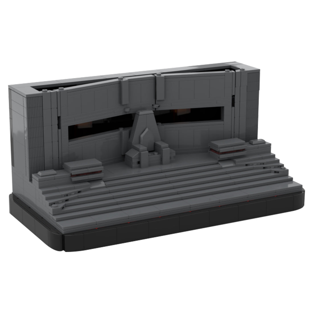 MOC - 125131 Fortress Throne Model Building Blocks - LesDiy