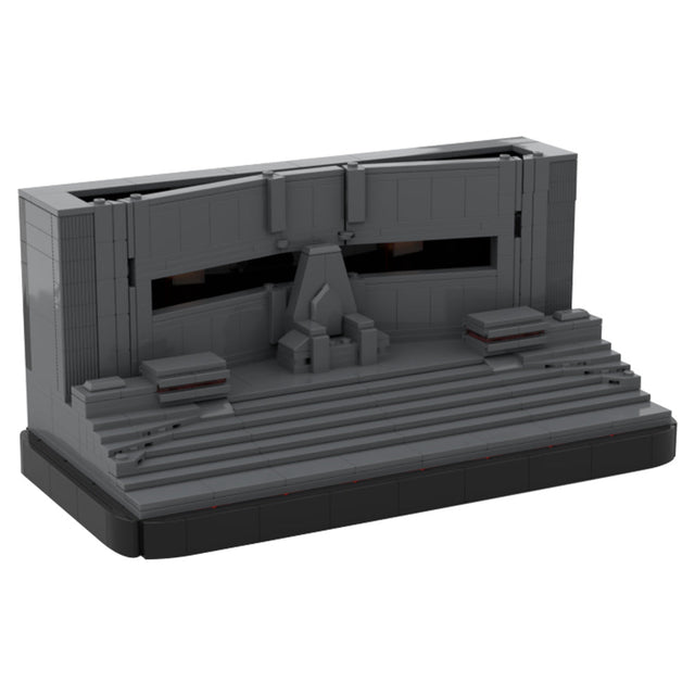 MOC - 125131 Fortress Throne Model Building Blocks - LesDiy