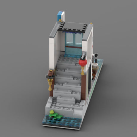 MOC-125588 Modular Noodle Shop Building Blocks-LesDiy-MOC-