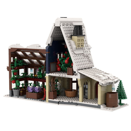 MOC - 126301 Winter Village Greenhouse - LesDiy - 