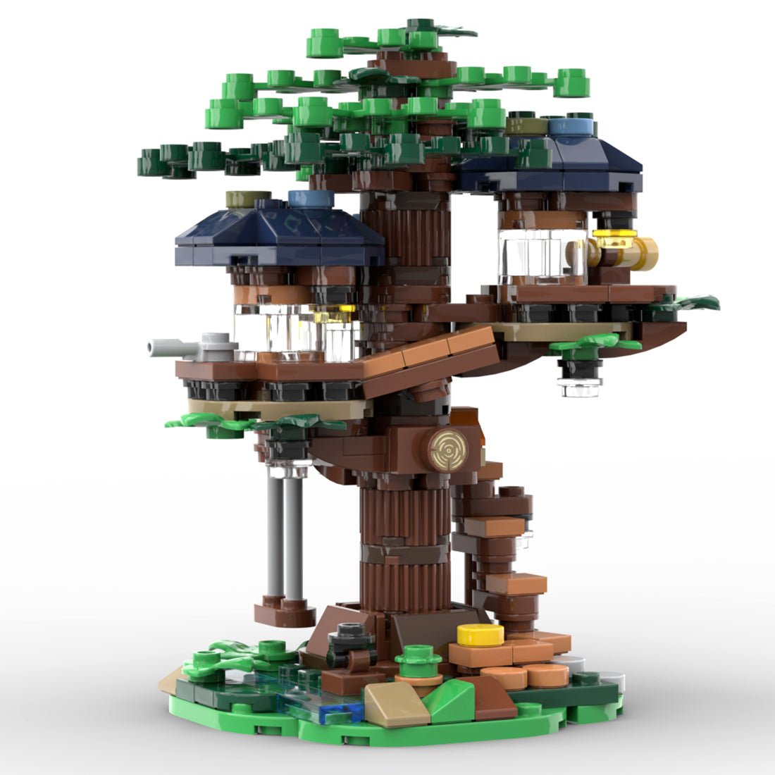 MOC - 126557 Tree House - Summer Version Building Blocks - LesDiy - 
