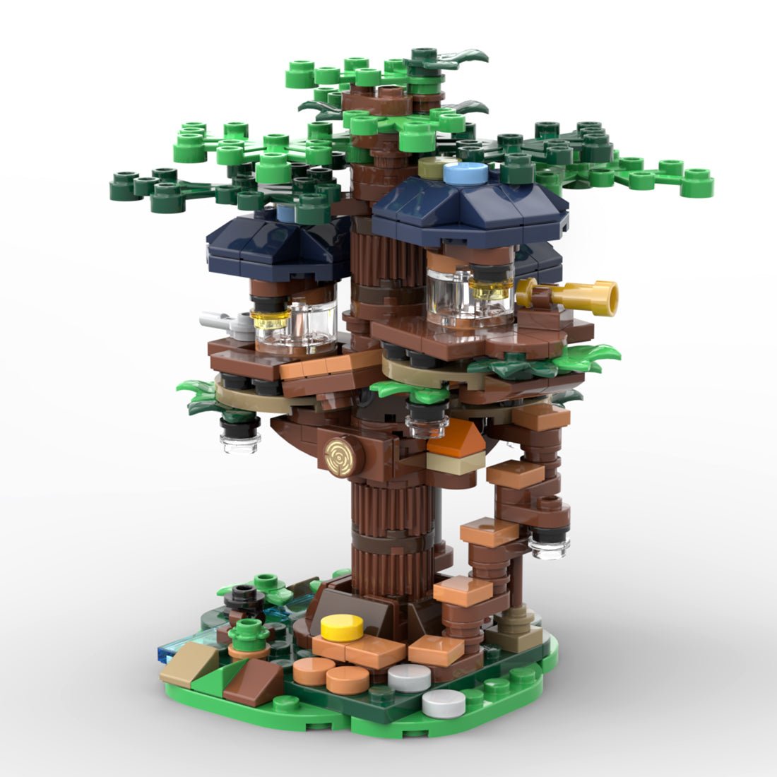 MOC - 126557 Tree House - Summer Version Building Blocks - LesDiy - 