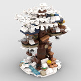 MOC - 126705 Tree House - Winter Version Building Blocks - LesDiy - 