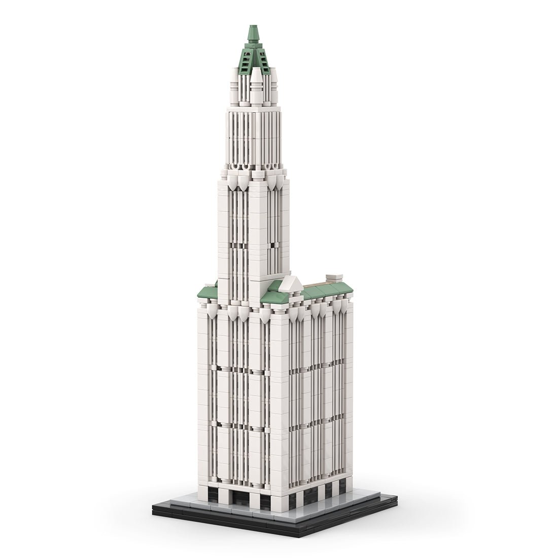 MOC - 126951 NYC Woolworth Building - 1/800 Scale Building Blocks - LesDiy - Building Blocks - 