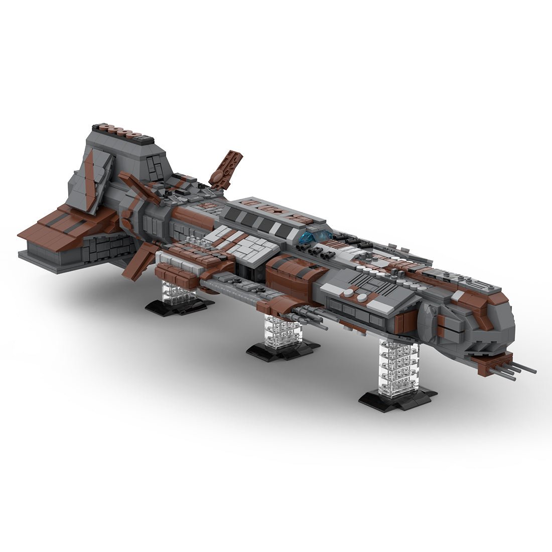 MOC - 126952 Lantean Aurora - class Sci - fi Battleship - LesDiy - 