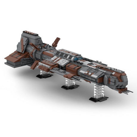 MOC - 126952 Lantean Aurora - class Sci - fi Battleship - LesDiy - 