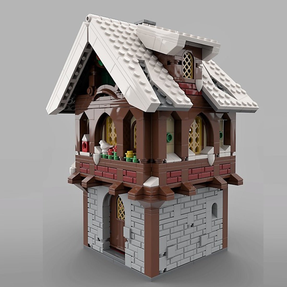 MOC - 126956 Winter Village House - LesDiy - 