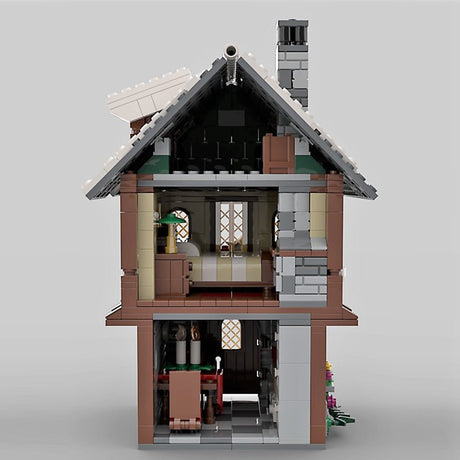 MOC - 126956 Winter Village House - LesDiy
